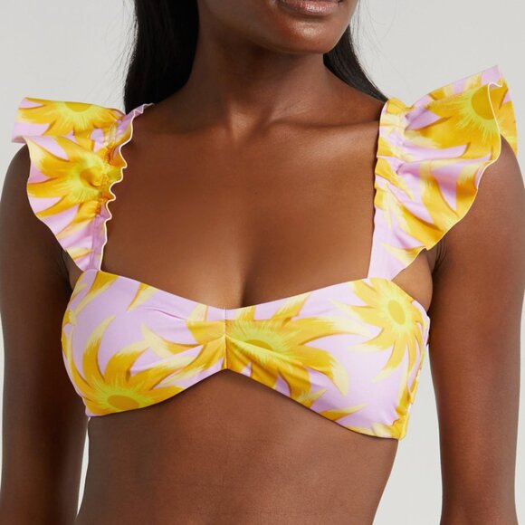 FARM Rio Other - Farm Rio Sunny Side Bandeau Bikini Top Size S NWOT